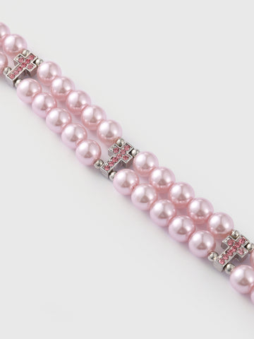 Almost Innocent Bead Necklace – Pink Pearl