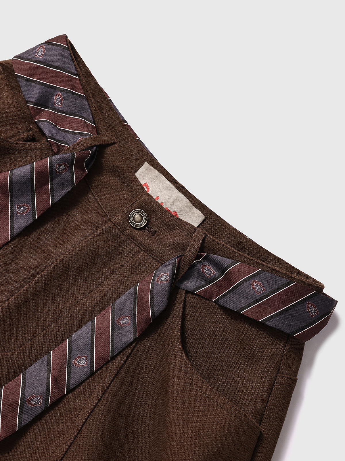 Low Battery Chic” Pants – Espresso Brown