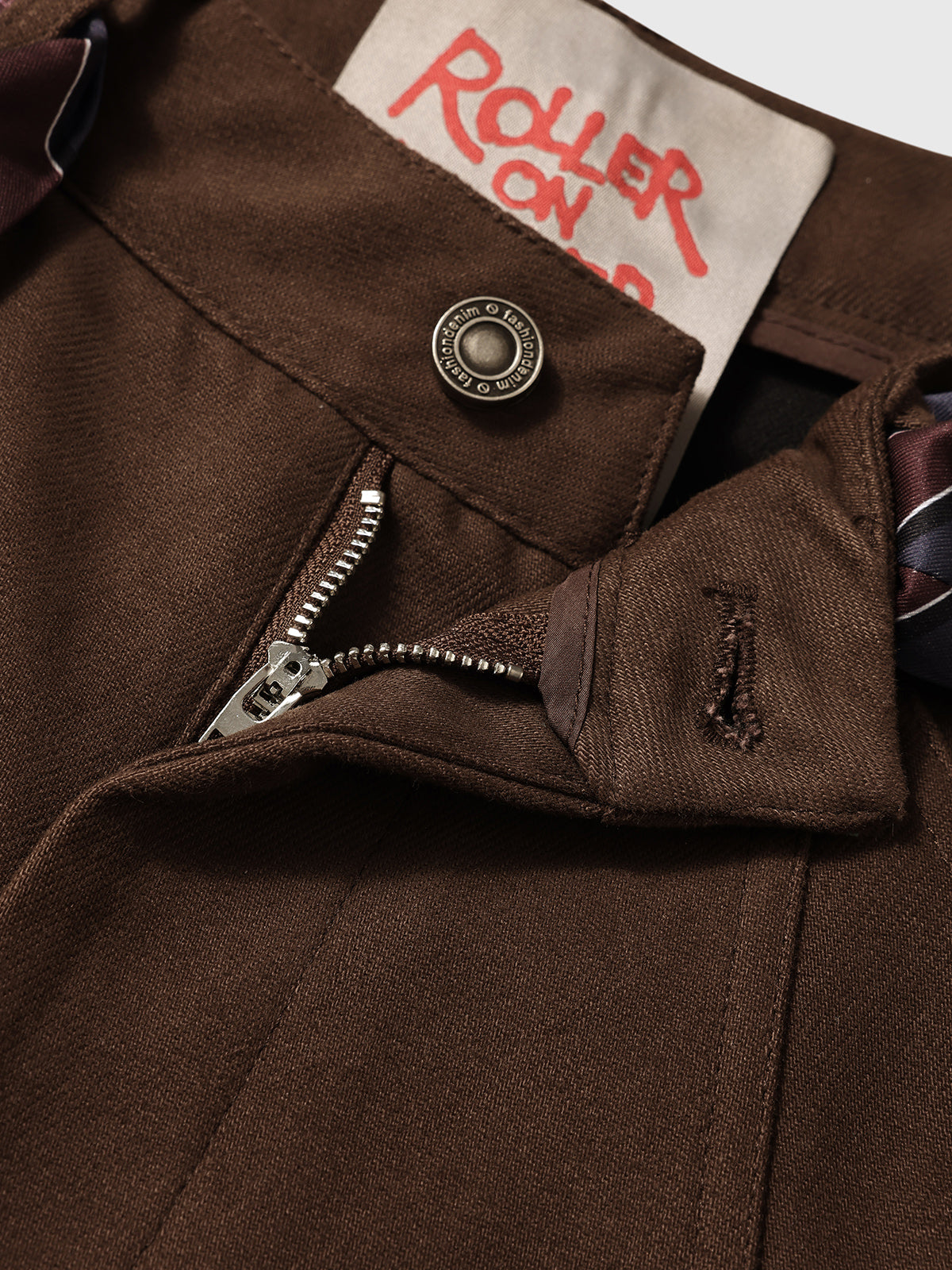 Low Battery Chic” Pants – Espresso Brown