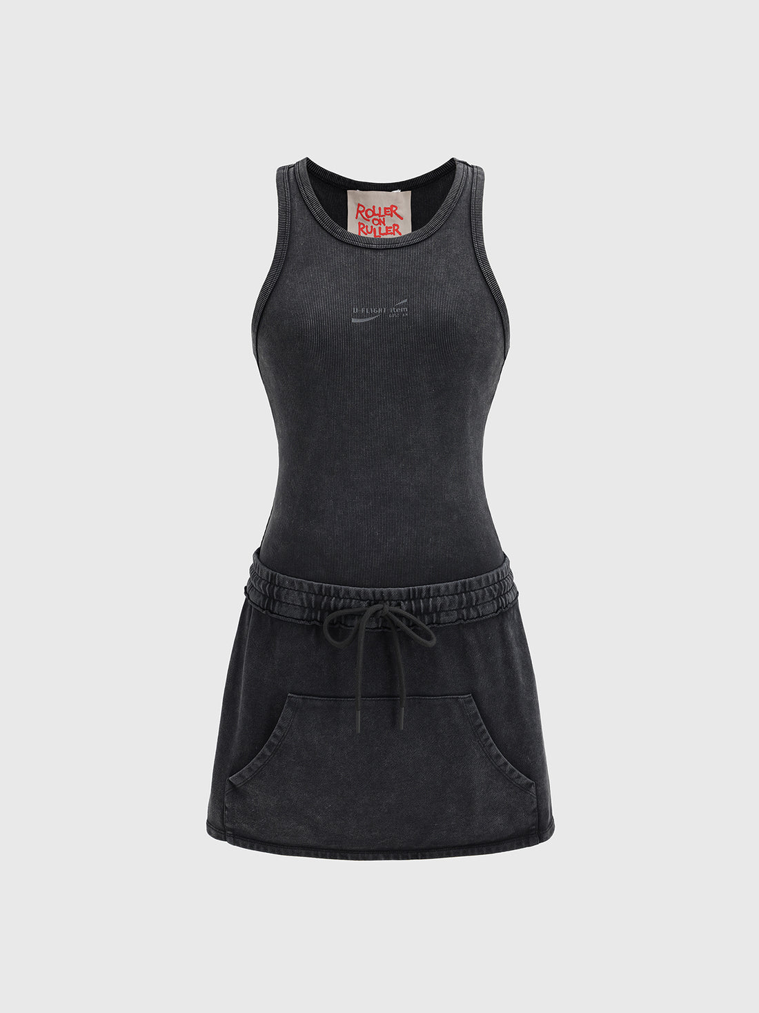 Mono Loop Dress – Ink Black
