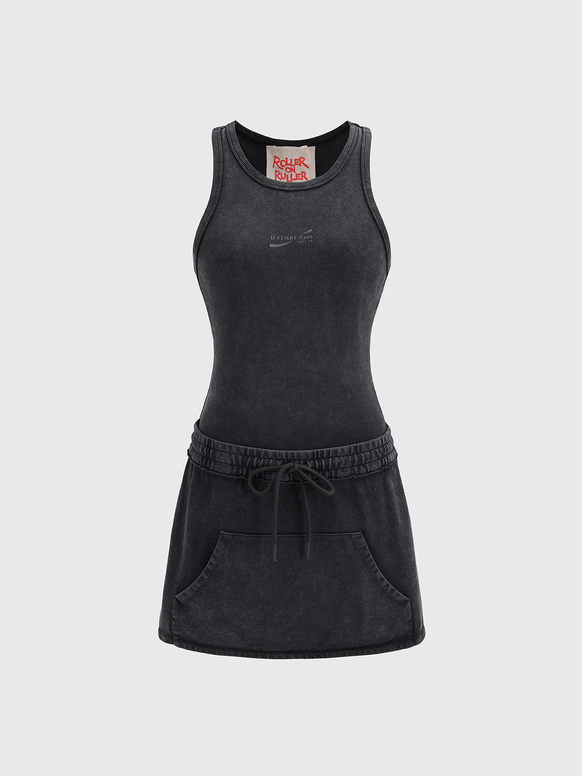 Mono Loop Dress – Ink Black