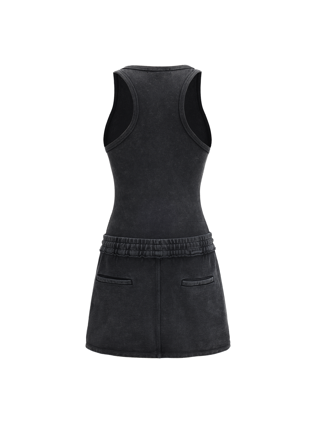 Mono Loop Dress – Ink Black