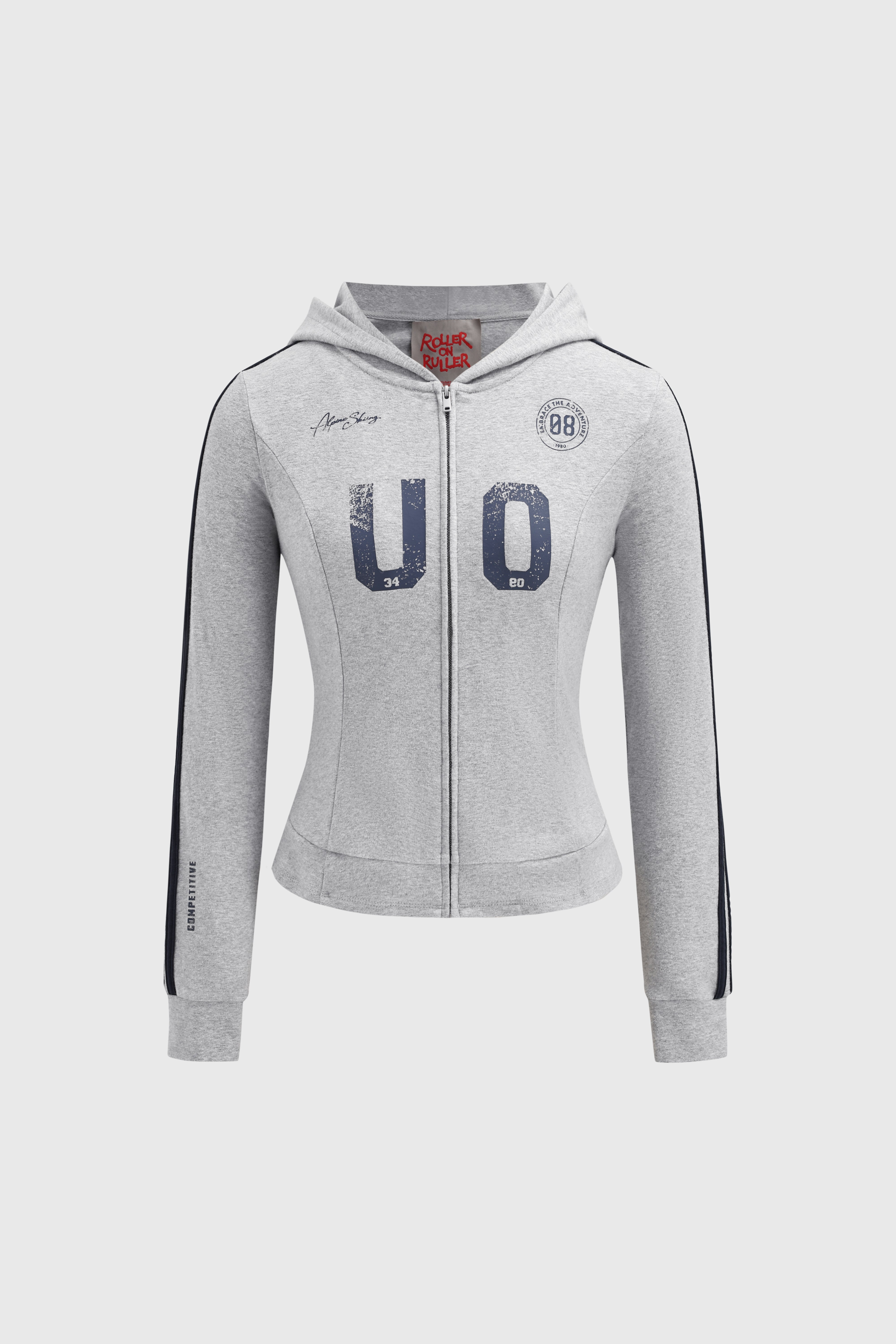 Playbook Patch Hoodie – Cloud Marl