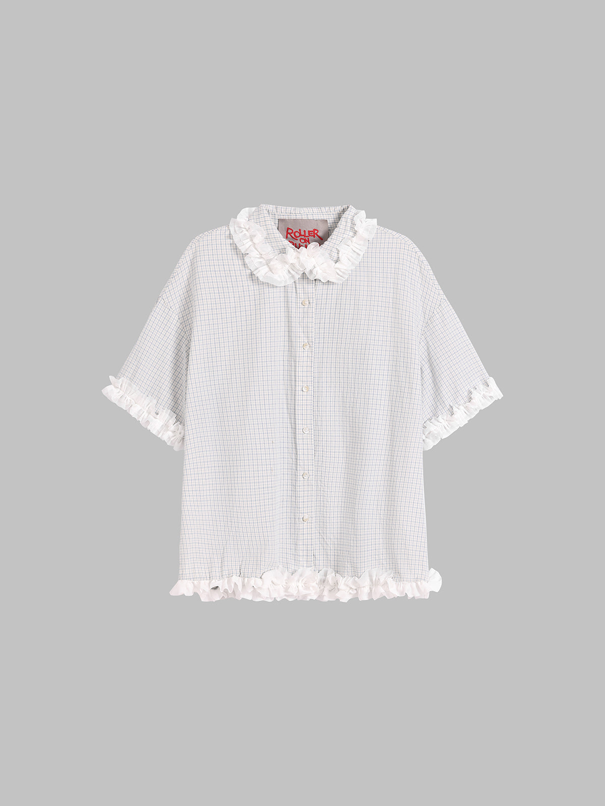 Calendar Ruffle Shirt – Cloud Milk