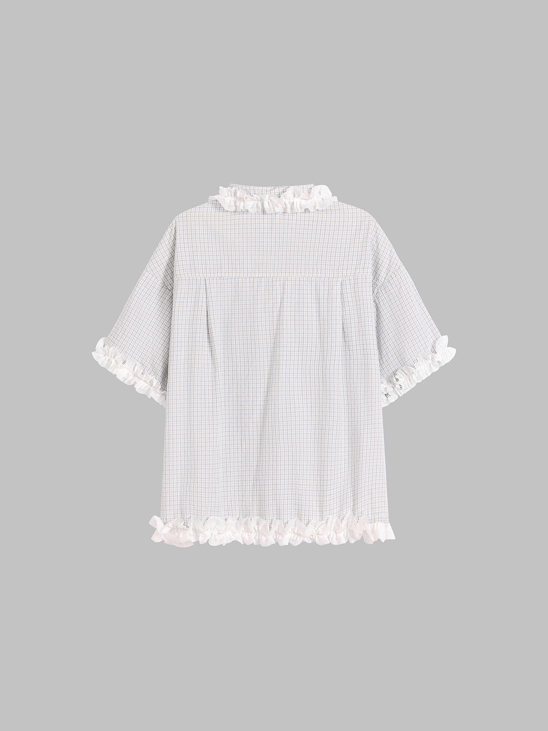 Calendar Ruffle Shirt – Cloud Milk