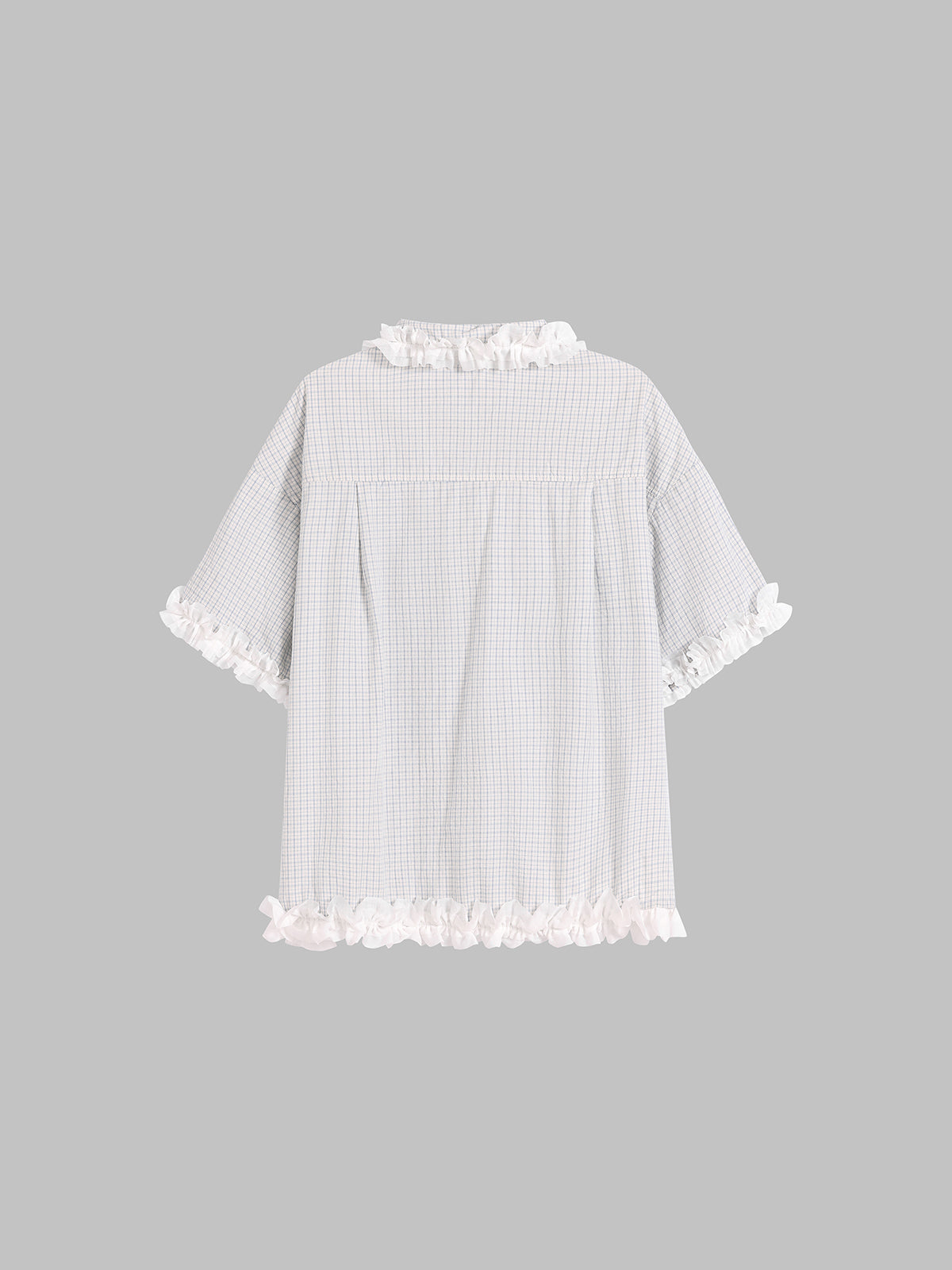 Calendar Ruffle Shirt – Cloud Milk
