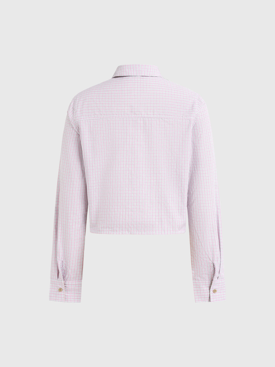 Pink Receipt Check Shirt – Blush Check