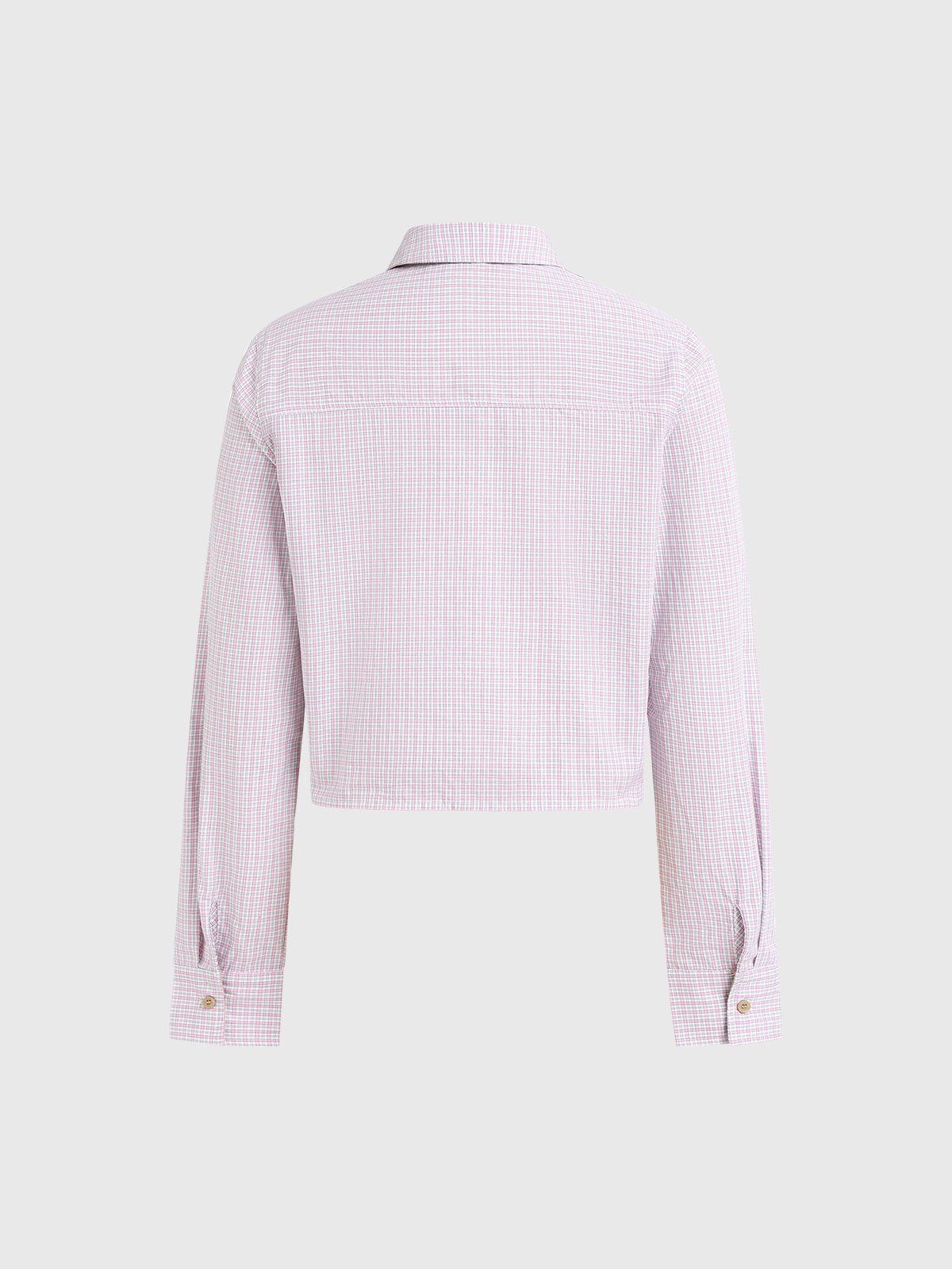 Pink Receipt Check Shirt – Blush Check