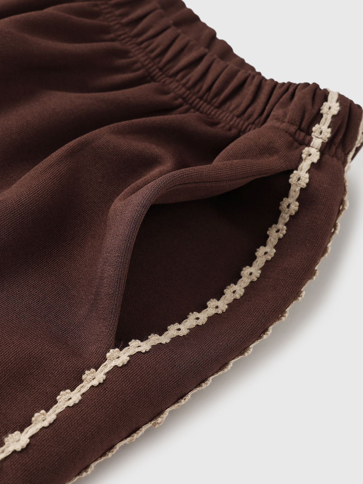 Rushstripe Knit Pants – Mocha Stripe