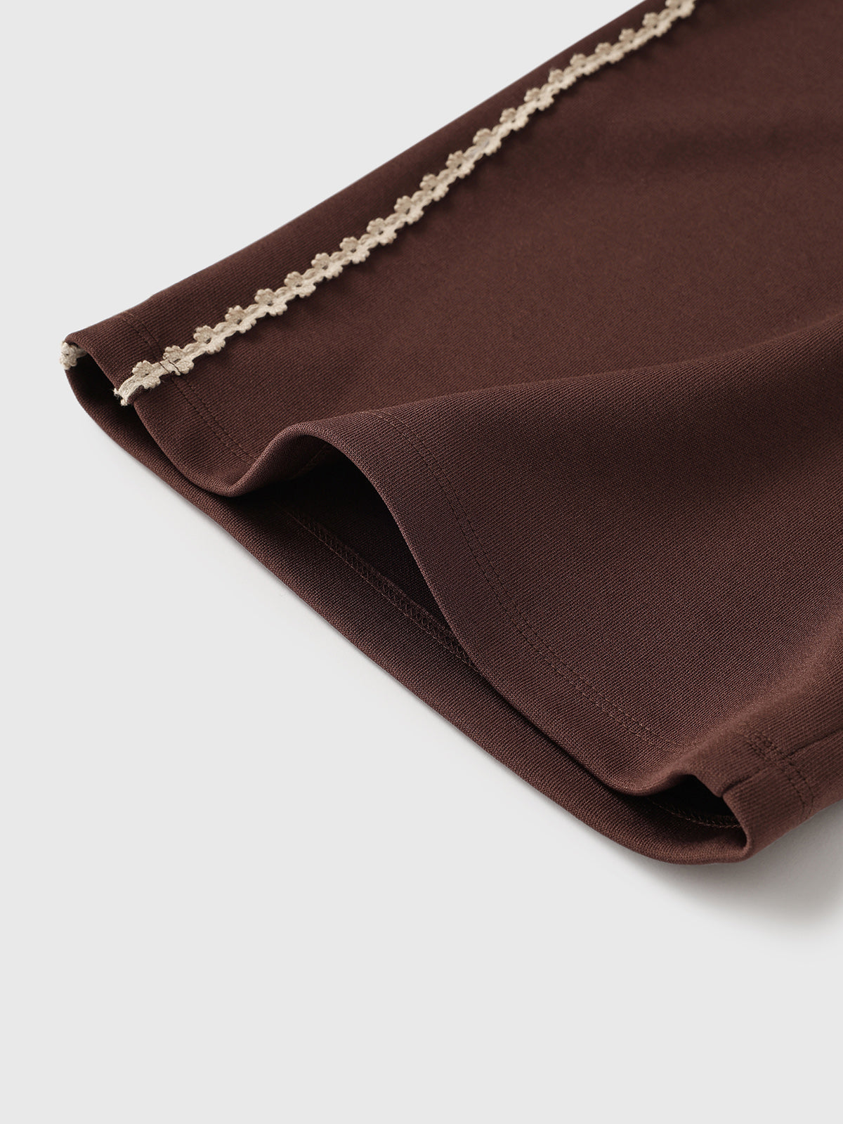 Rushstripe Knit Pants – Mocha Stripe