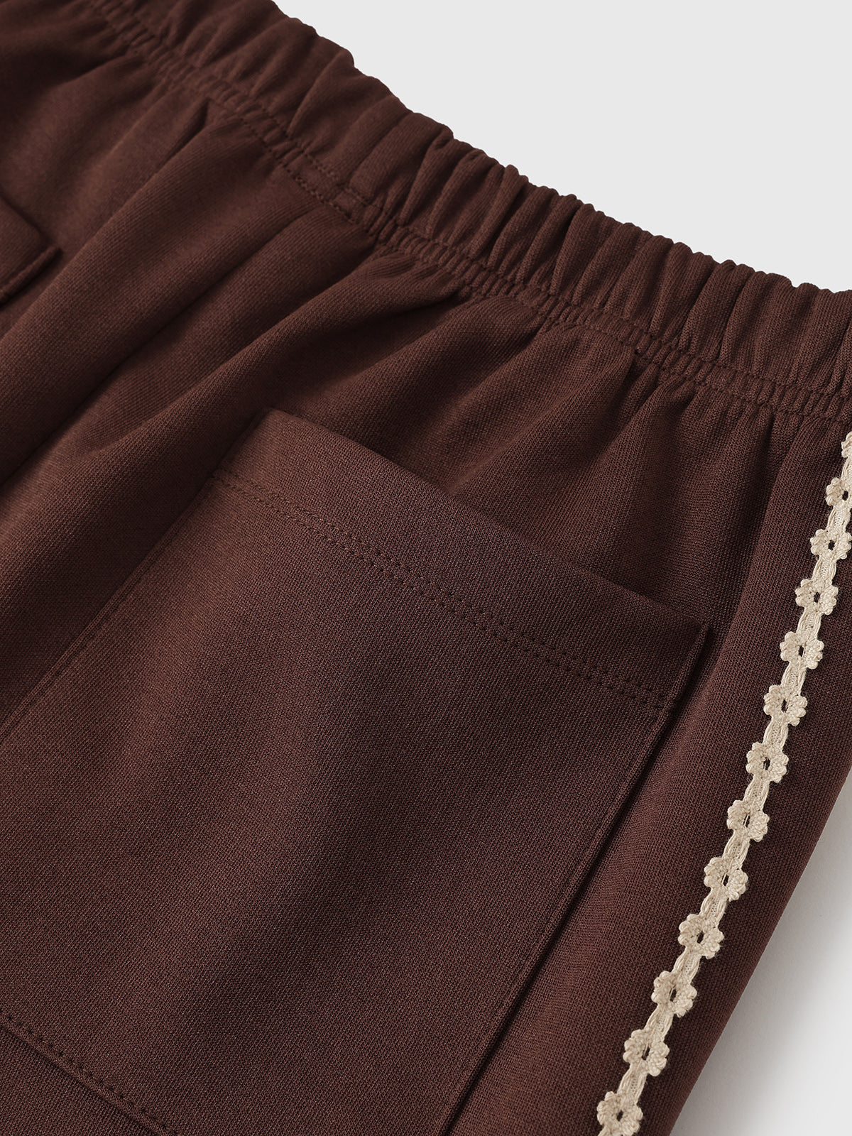 Rushstripe Knit Pants – Mocha Stripe