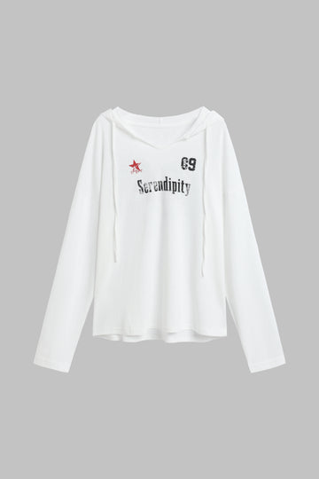After Game Jersey Sleeve Top – Chalk White