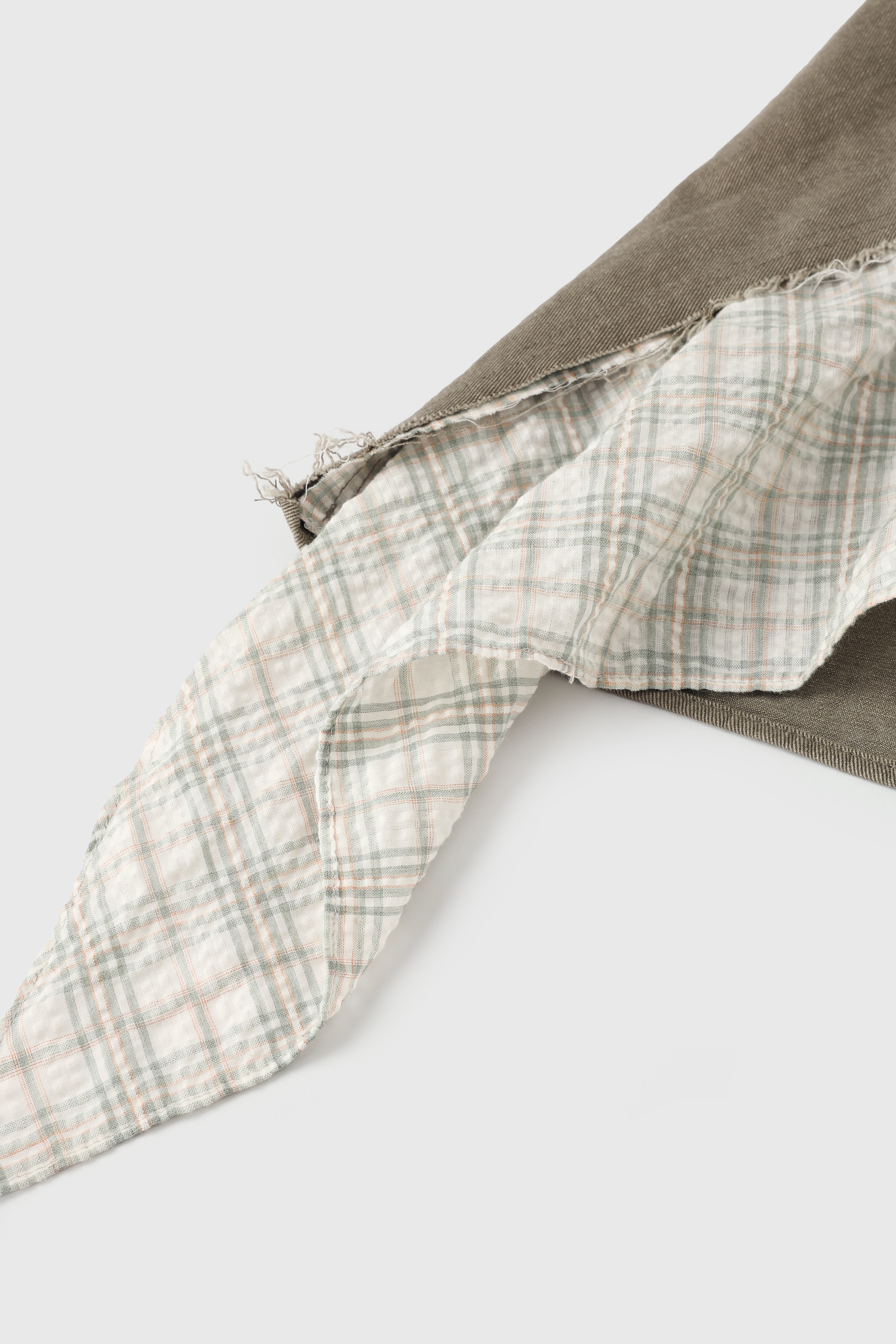 Mismatch Drift Skirt - Oat Olive