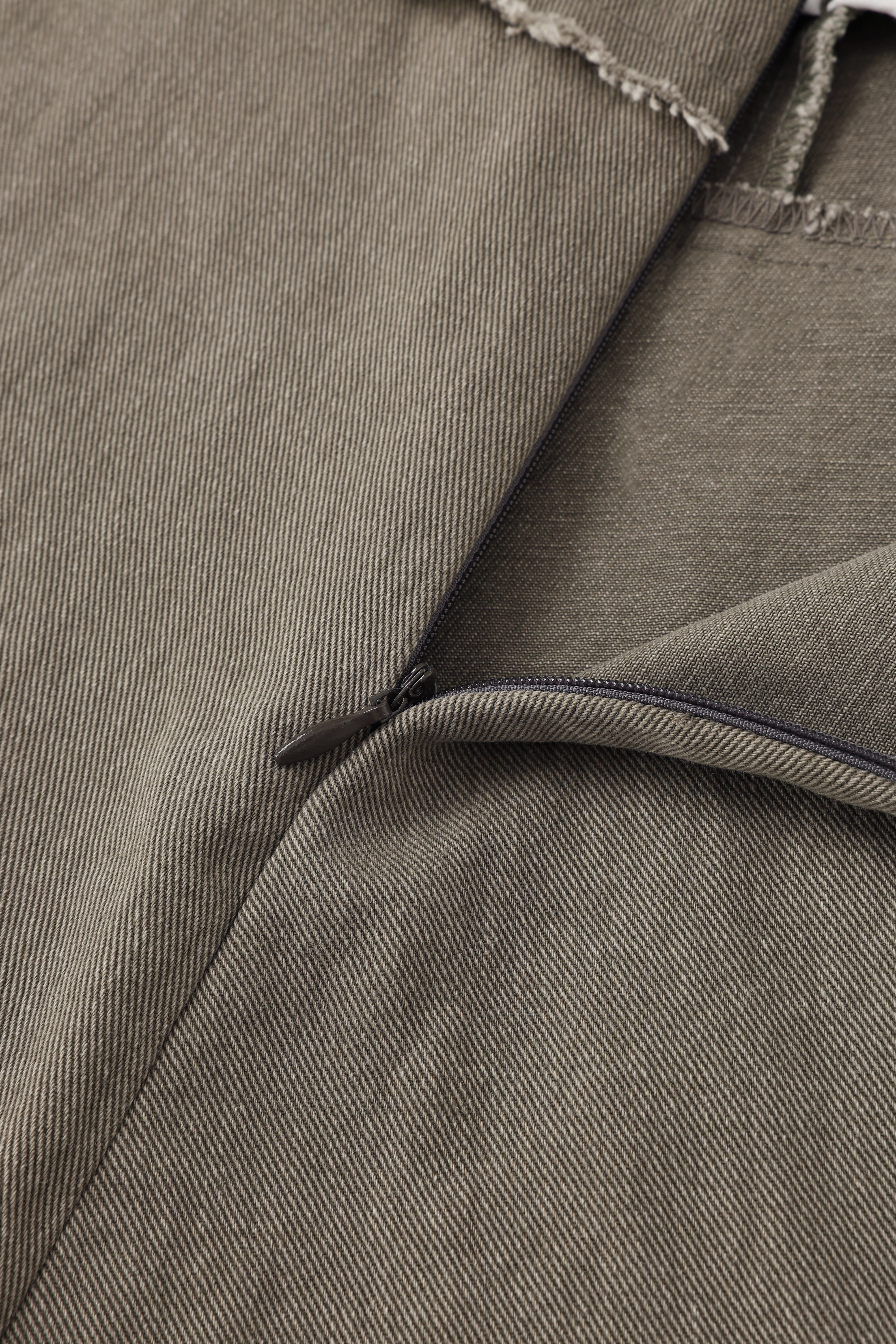 Mismatch Drift Skirt - Oat Olive
