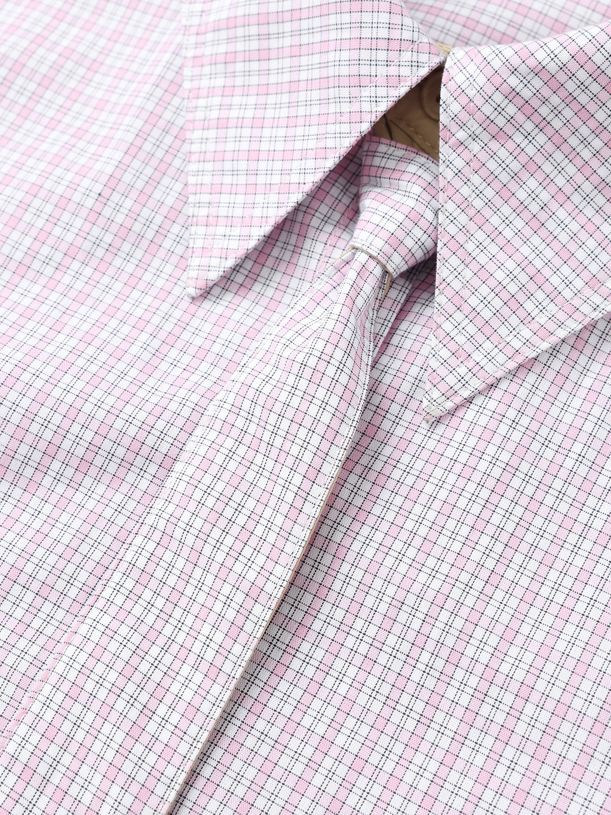 Pink Receipt Check Shirt – Blush Check