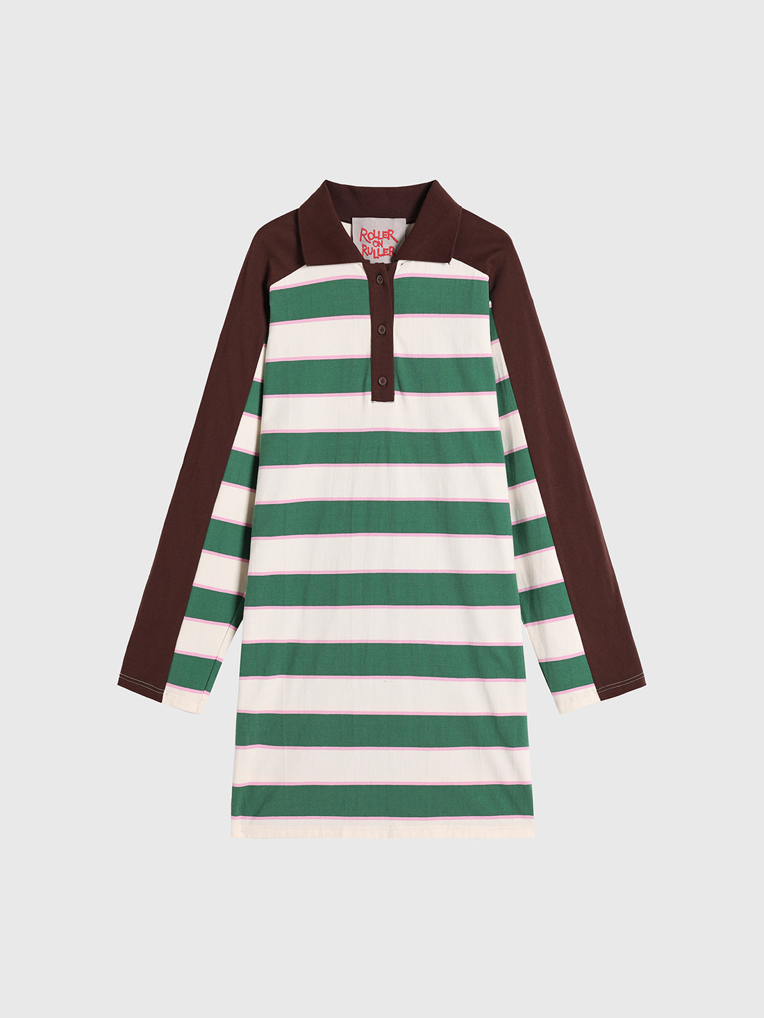 Canteen Stripe Polo Dress – Ivy Cream