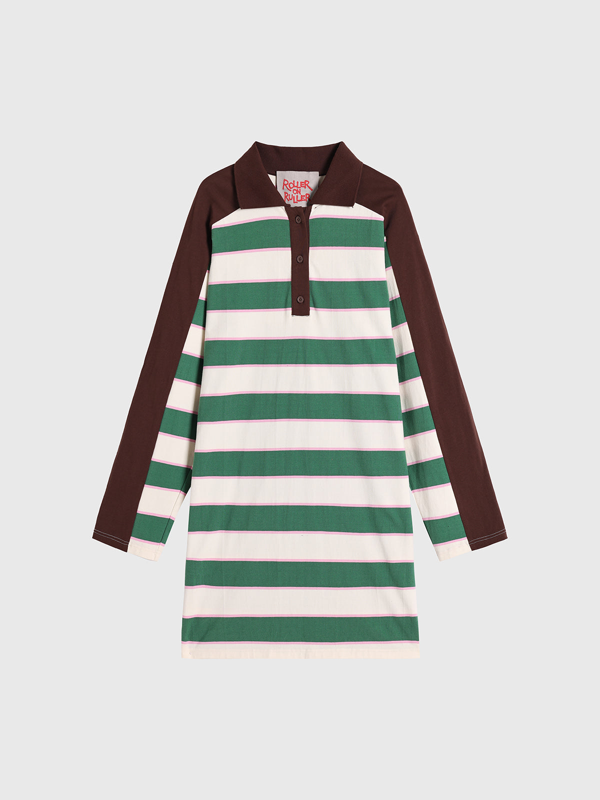 Canteen Stripe Polo Dress – Ivy Cream
