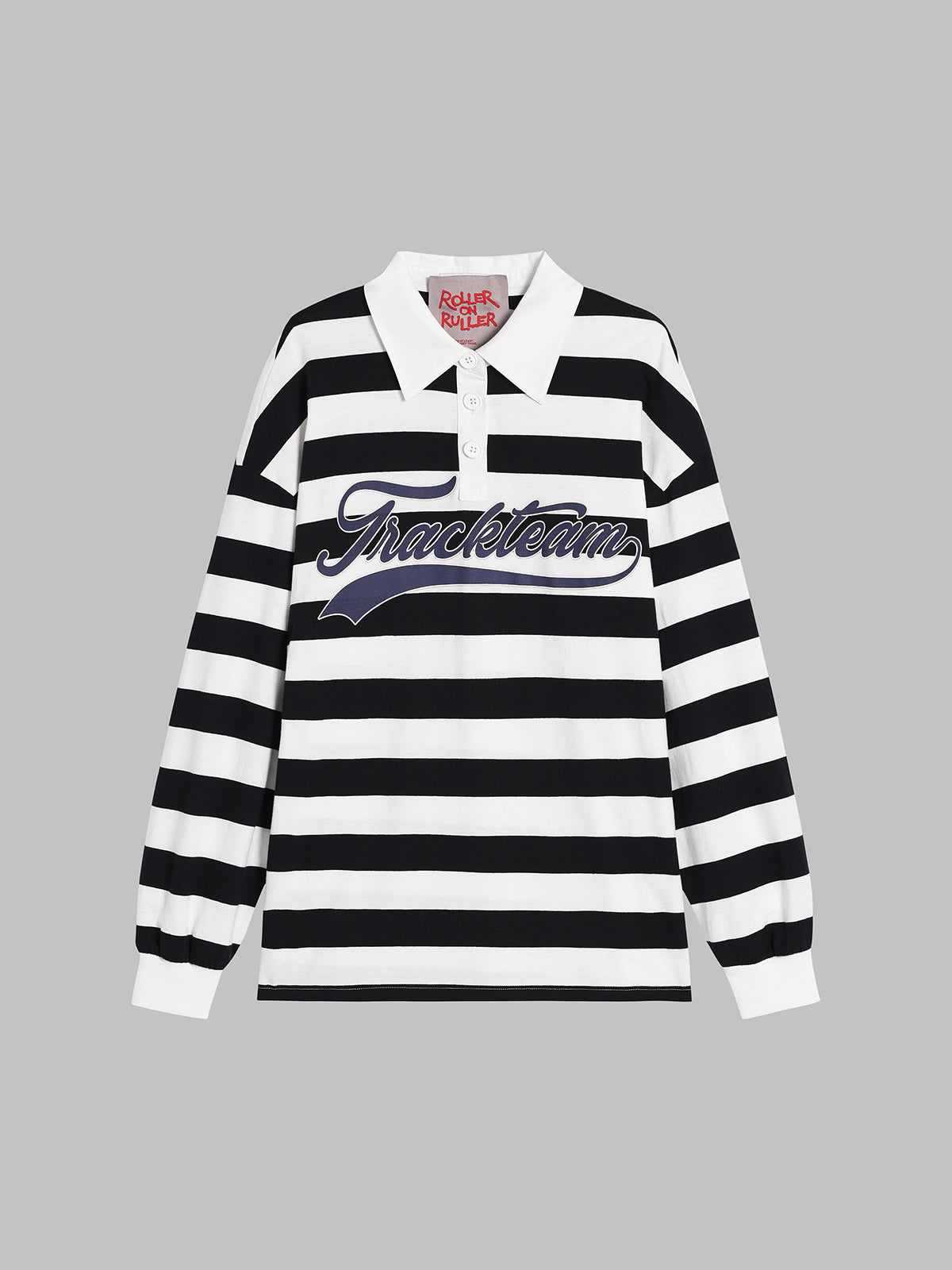 Yardline Longsleeve Polo Tee – Ivy Stripe