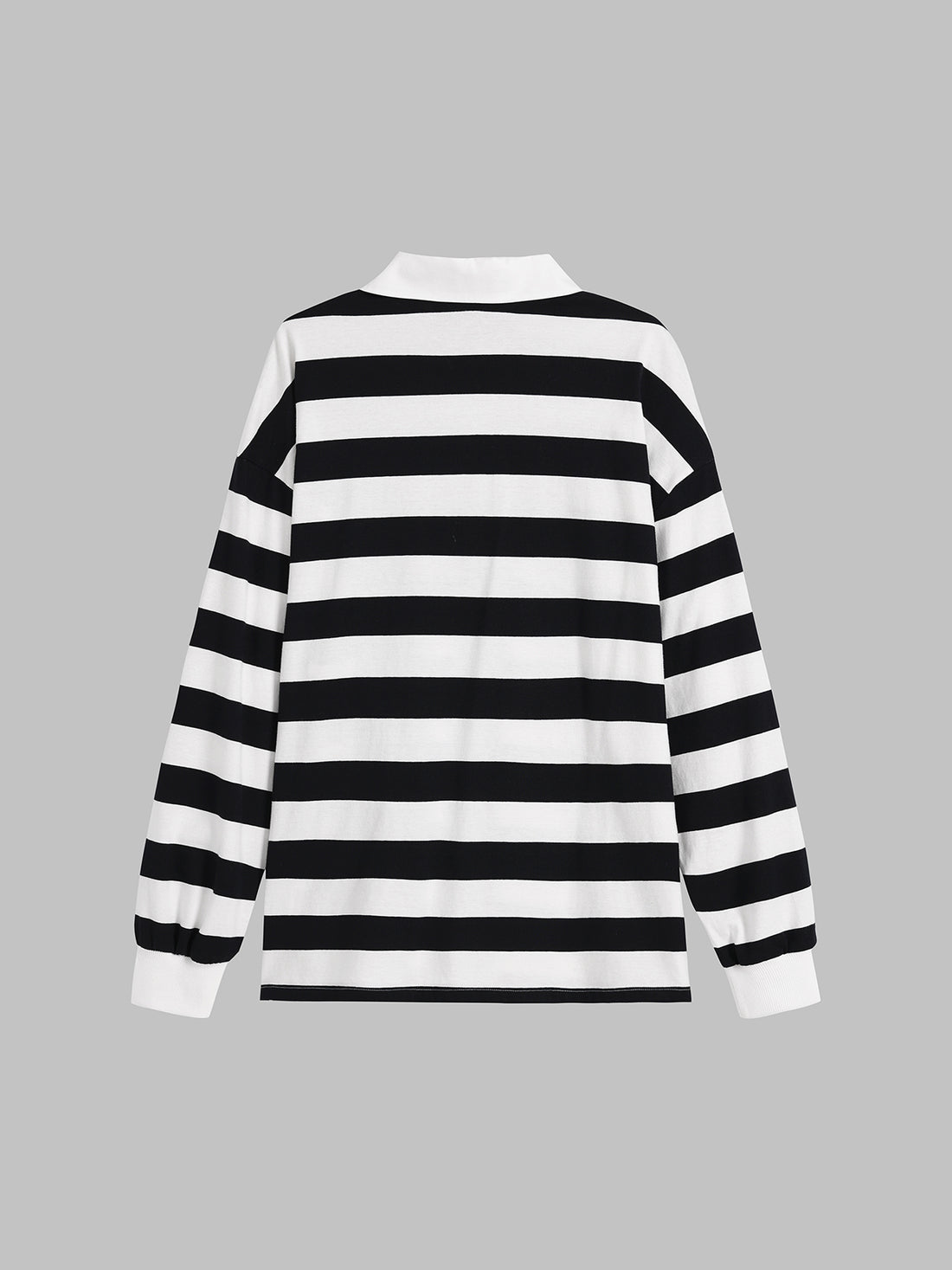 Yardline Longsleeve Polo Tee – Ivy Stripe