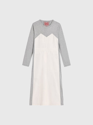 Sleepover Merge Dress – Gray Beige