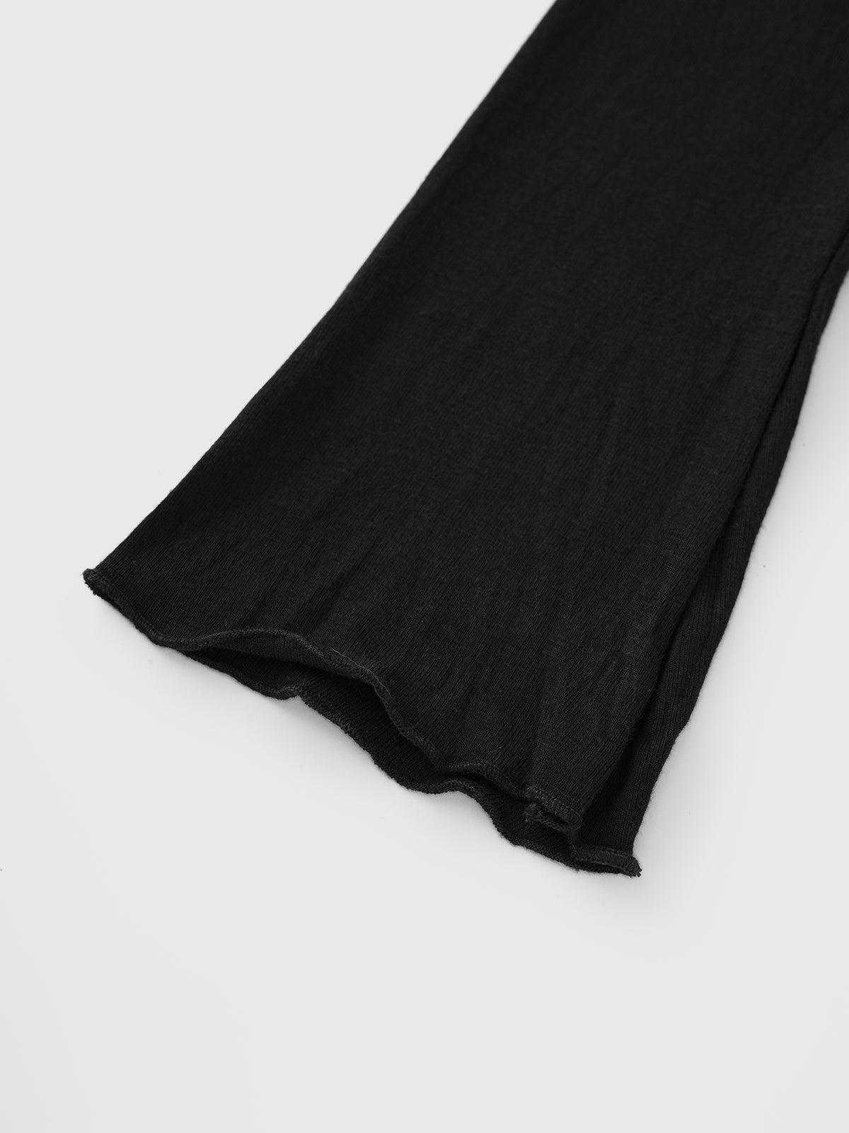 Two Stories Slim Sleeve Top – Jet Black