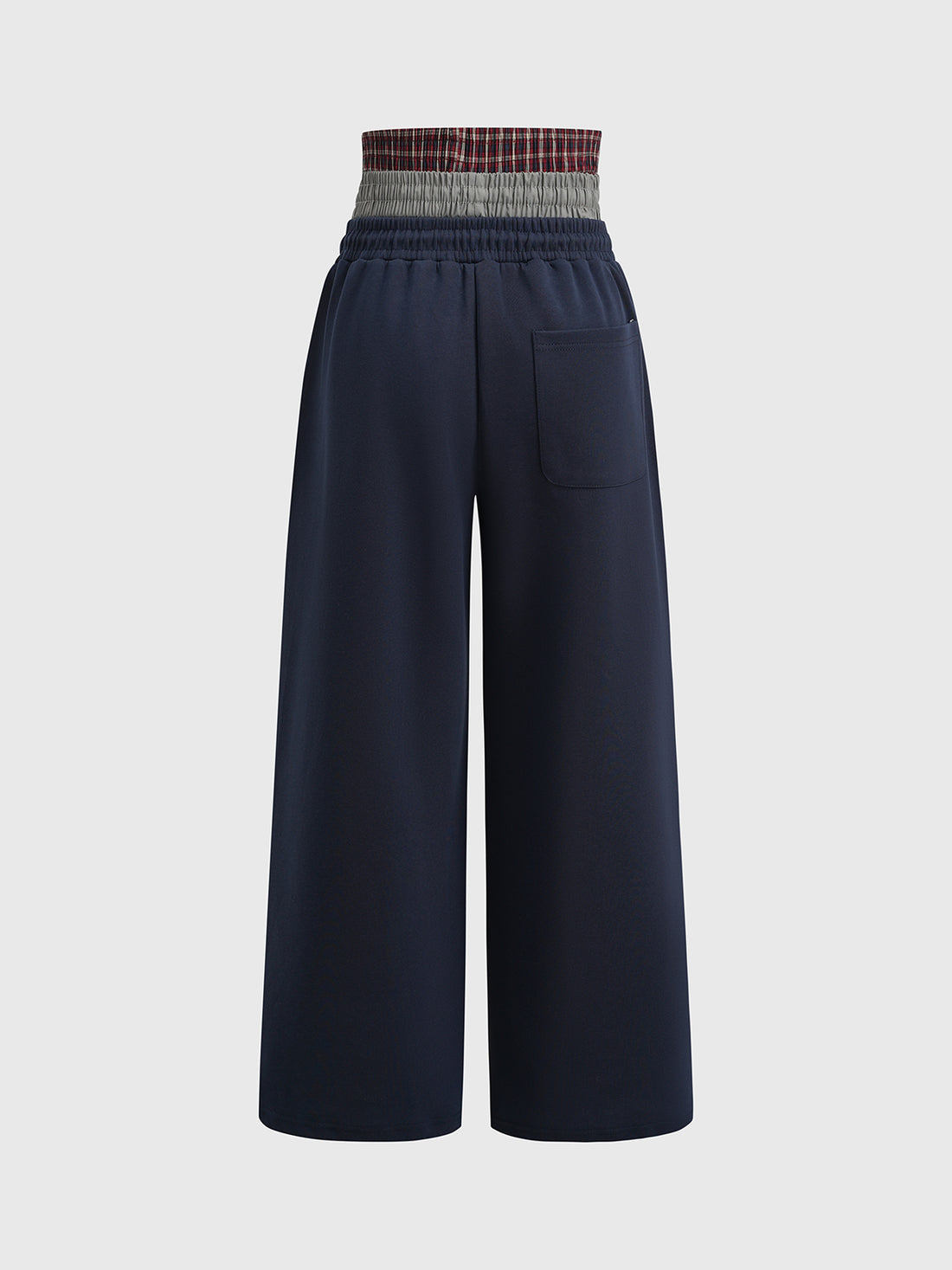 Bleachers Wide Pants – Navy Maroon