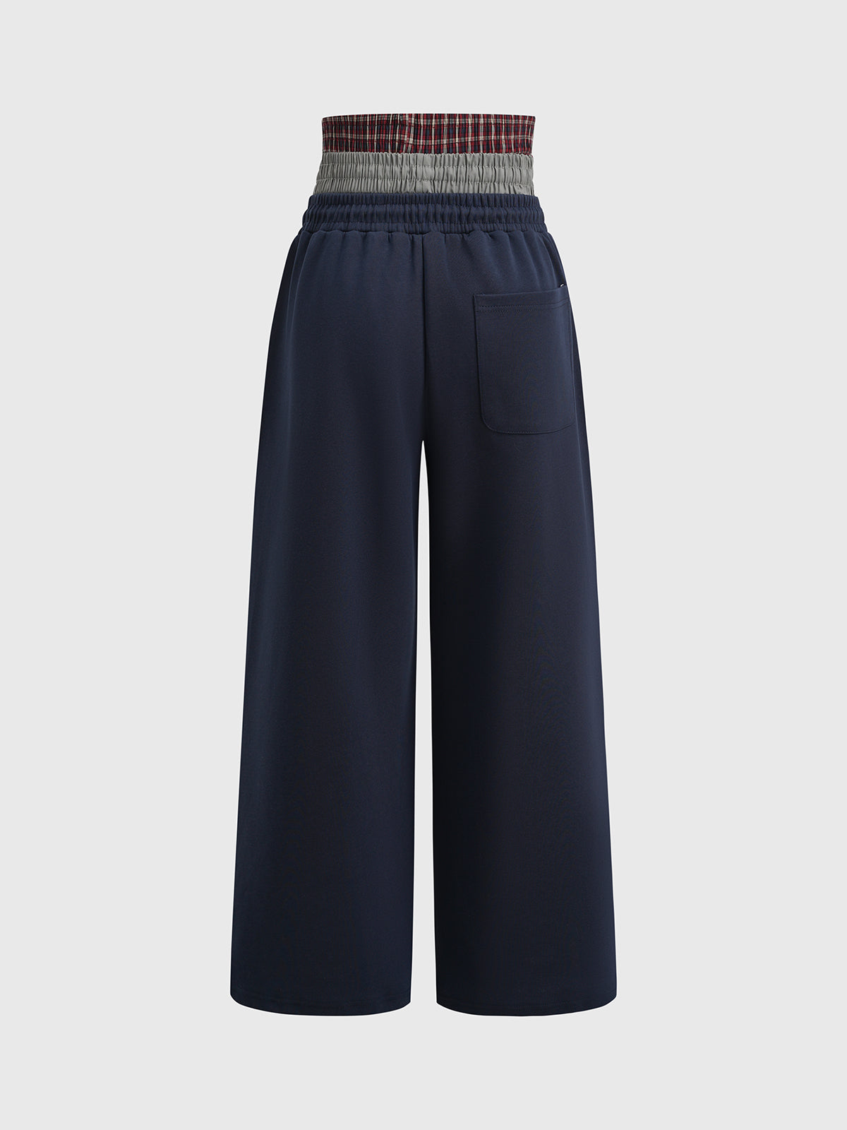 Bleachers Wide Pants – Navy Maroon