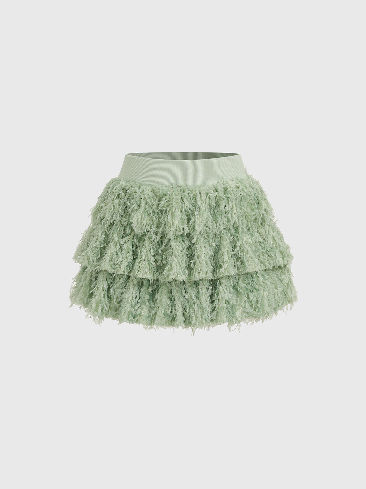 Minted Maze Tulle Skirt – Sage Mist