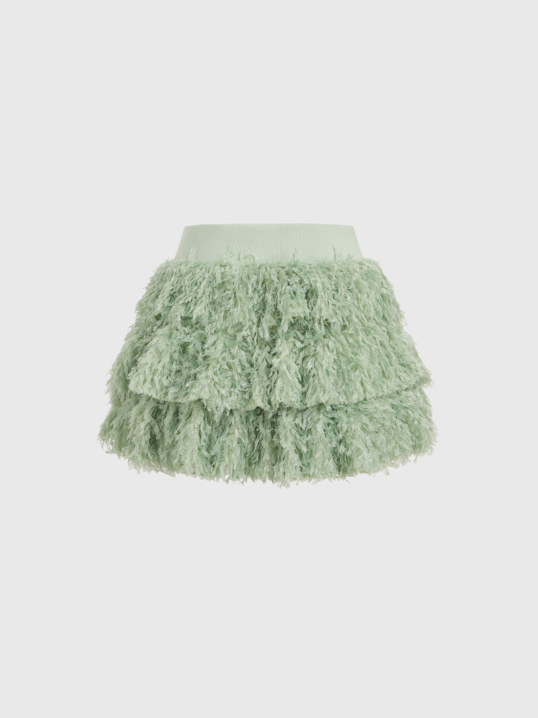 Minted Maze Tulle Skirt – Sage Mist