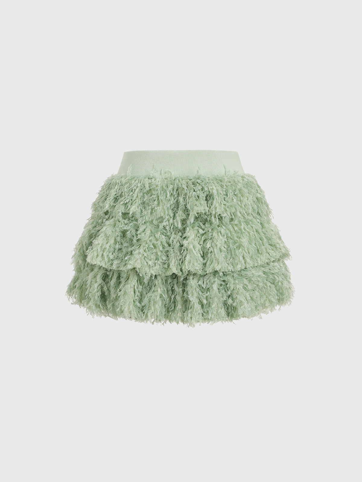Minted Maze Tulle Skirt – Sage Mist