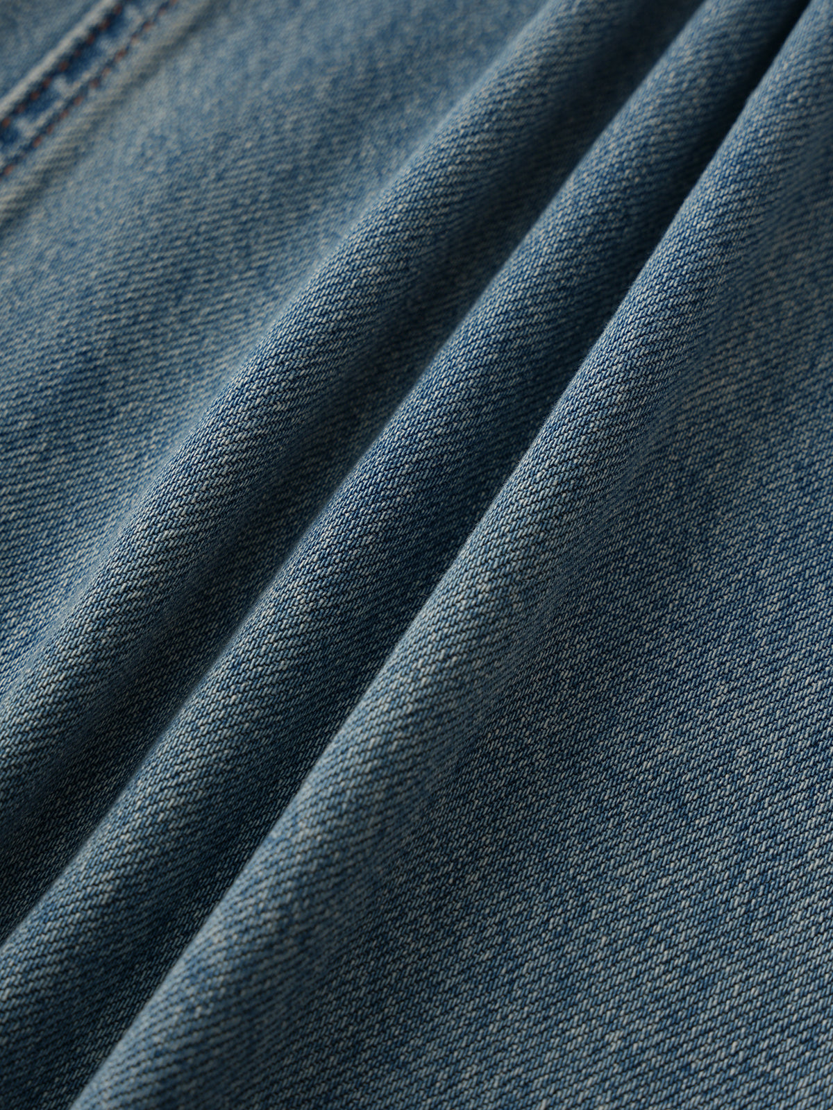 Stack Trick Wide Jeans – Washed Blue