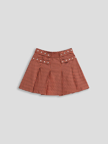 Sunburst Plaid Skirt - Marmalade
