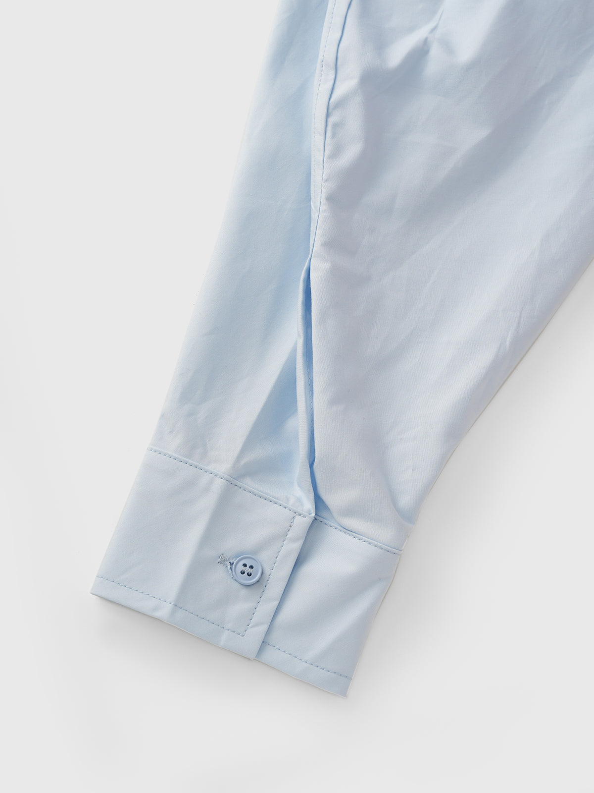 Tilted Mark Logo Shirt - Ice Blue