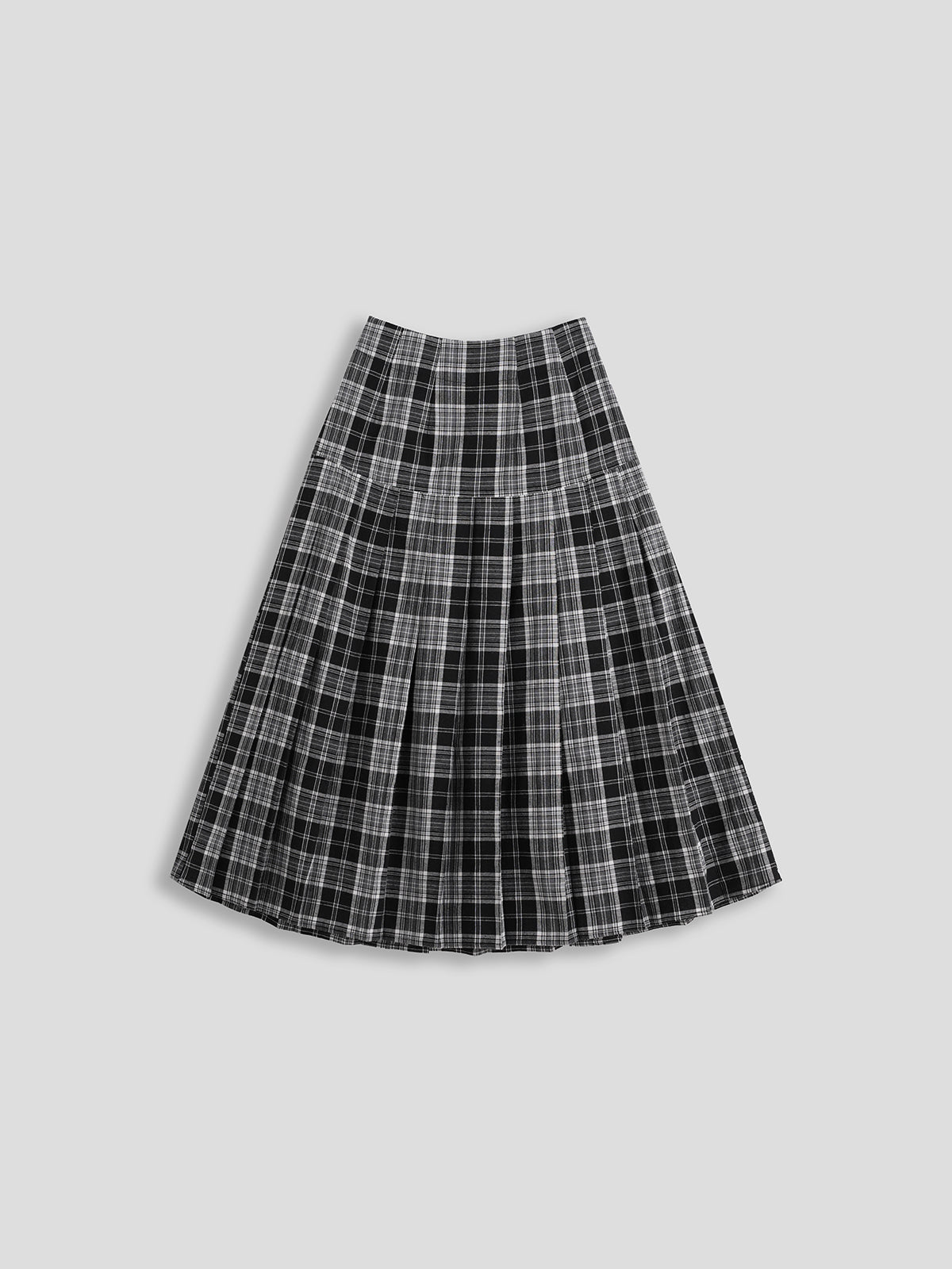 Bookish Plaid Skirt - Ink & Ivory