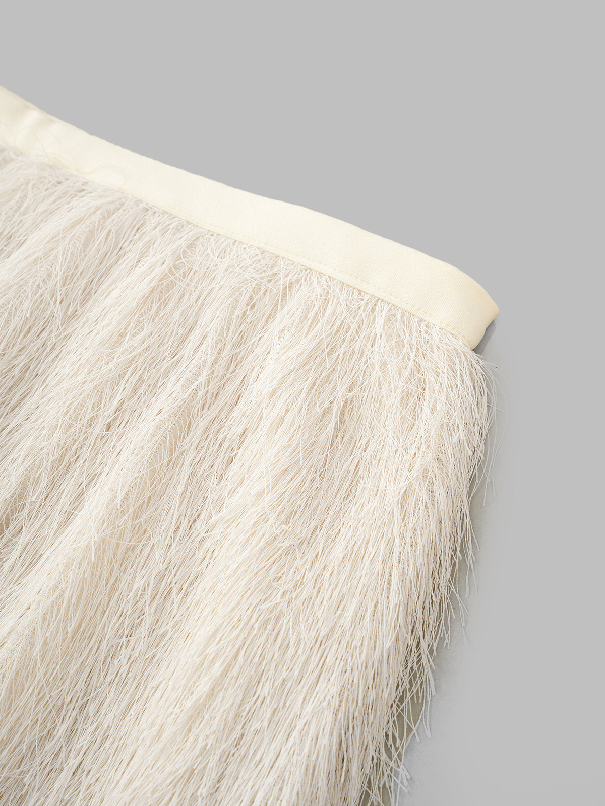 Featherway Bounce Mini Skirt – Ivory Foam