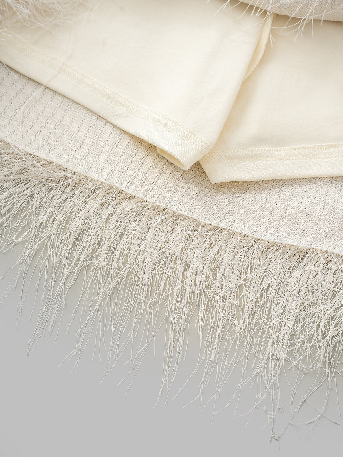 Featherway Bounce Mini Skirt – Ivory Foam