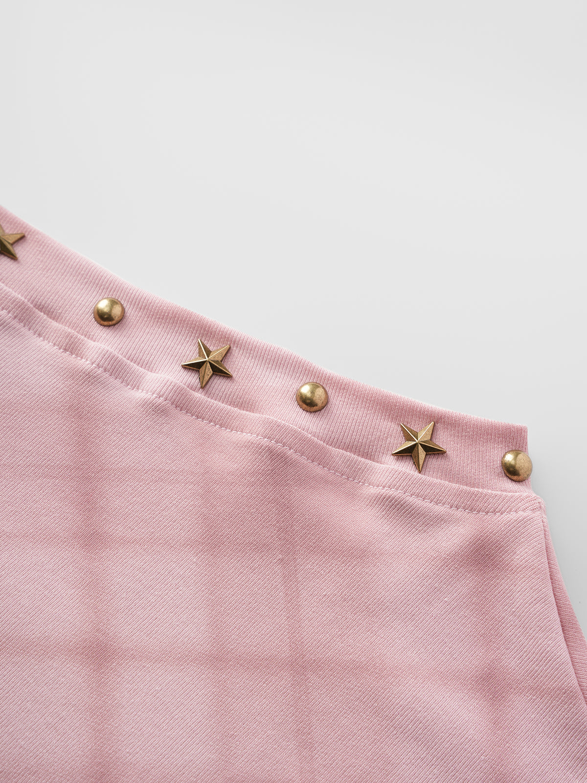 Post-Script Tee – Blush Plaid