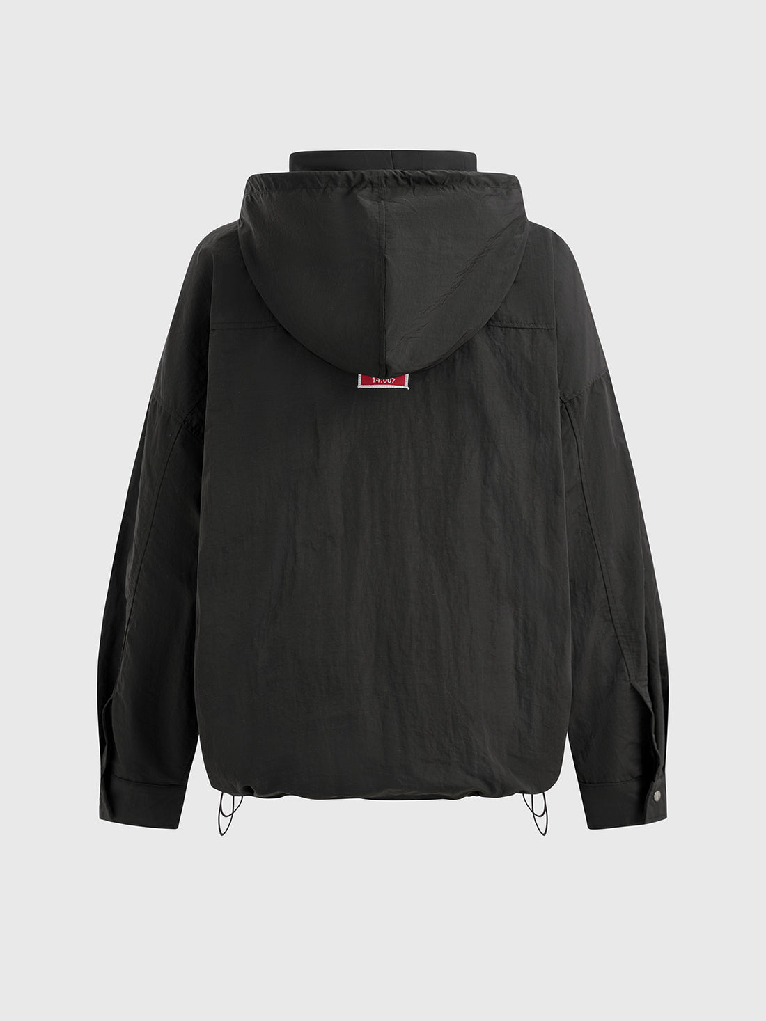 Night Forecast Windbreaker Jacket – Jet Black