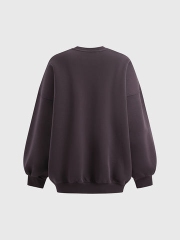 Moonquiet Sweatshirt – Plum Charcoal