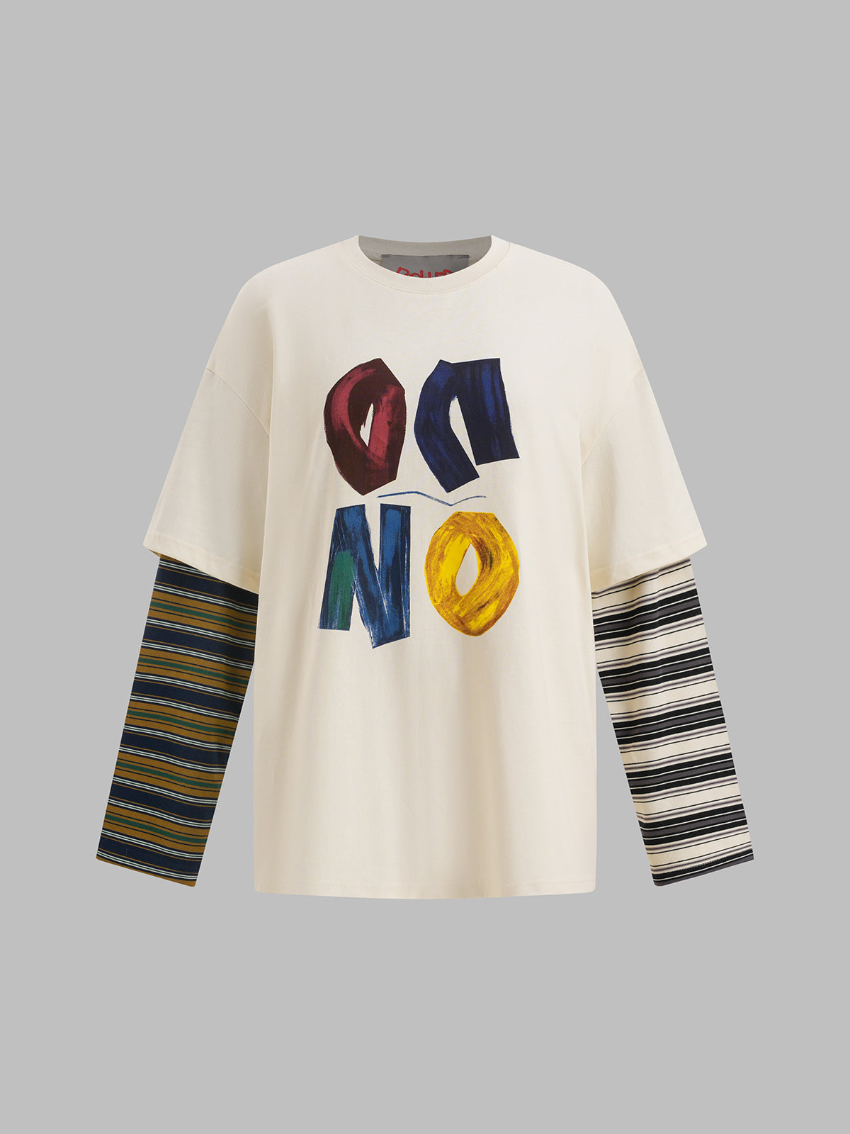 Alphabet Radio Sweatshirt – Cream Multi