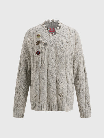 Laundry Talk Knit – Oat Marble