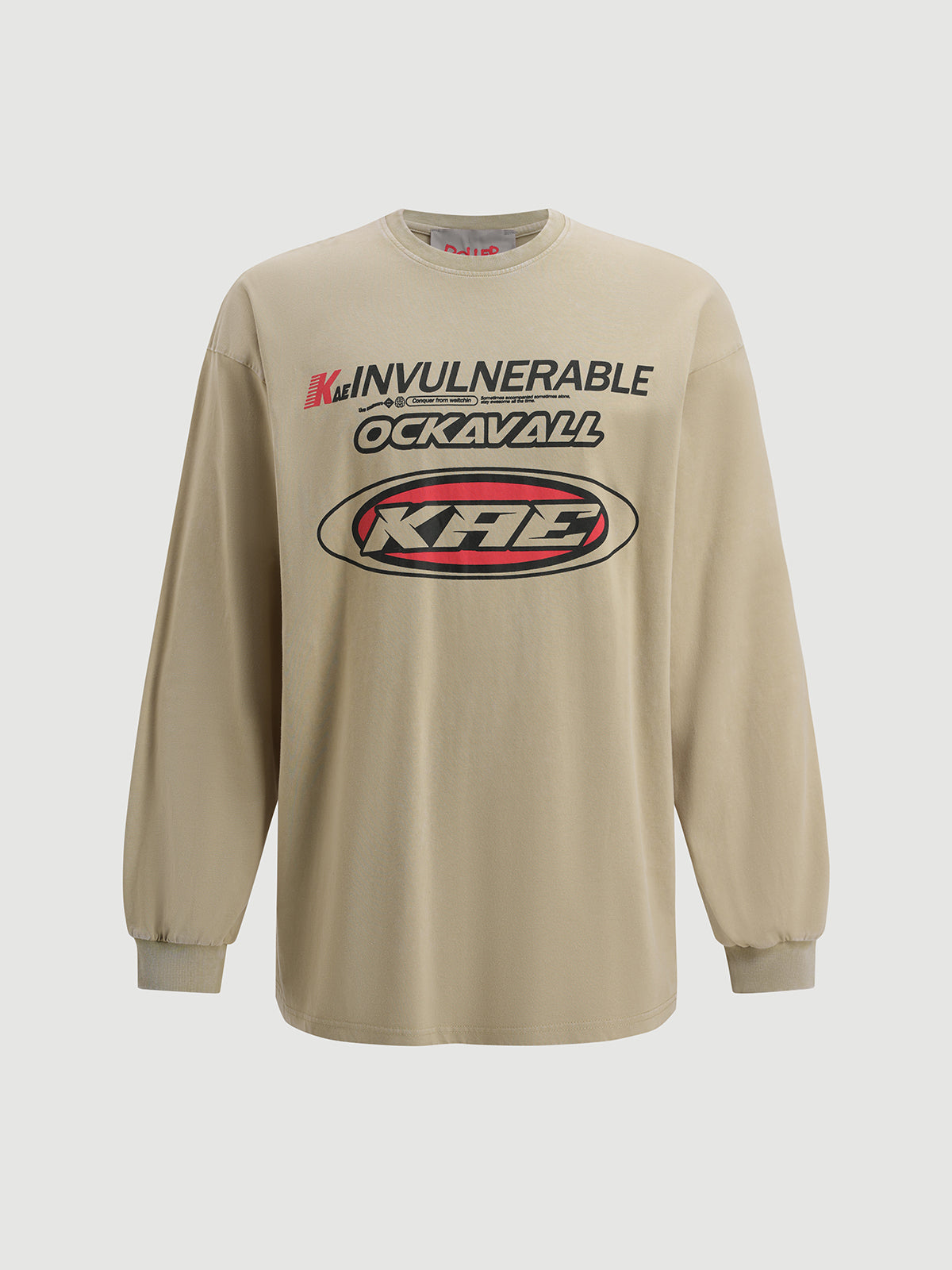 Off Duty Signal Tee – Sand Tan