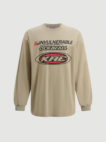 Off Duty Signal Tee – Sand Tan