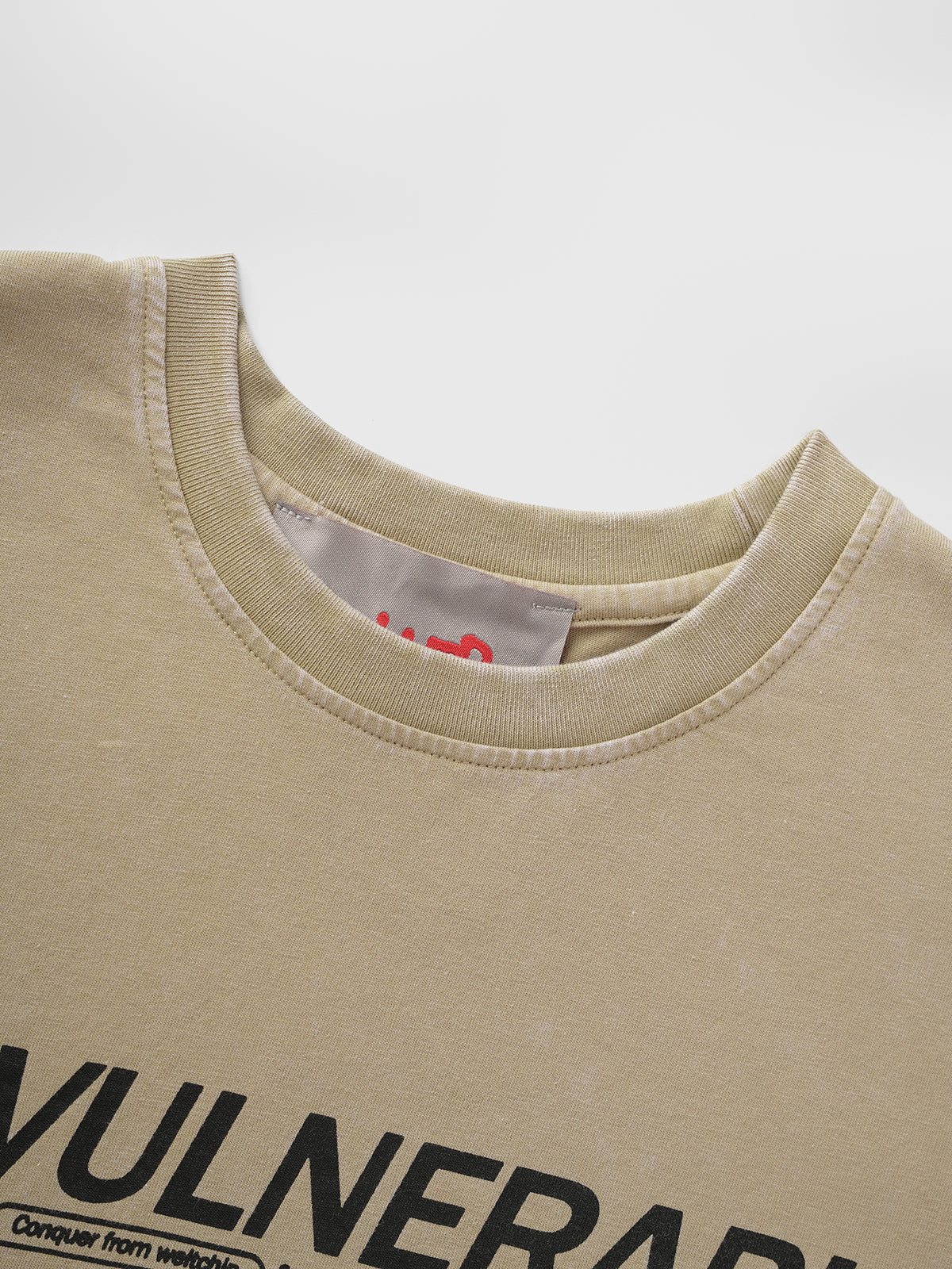Off Duty Signal Tee – Sand Tan