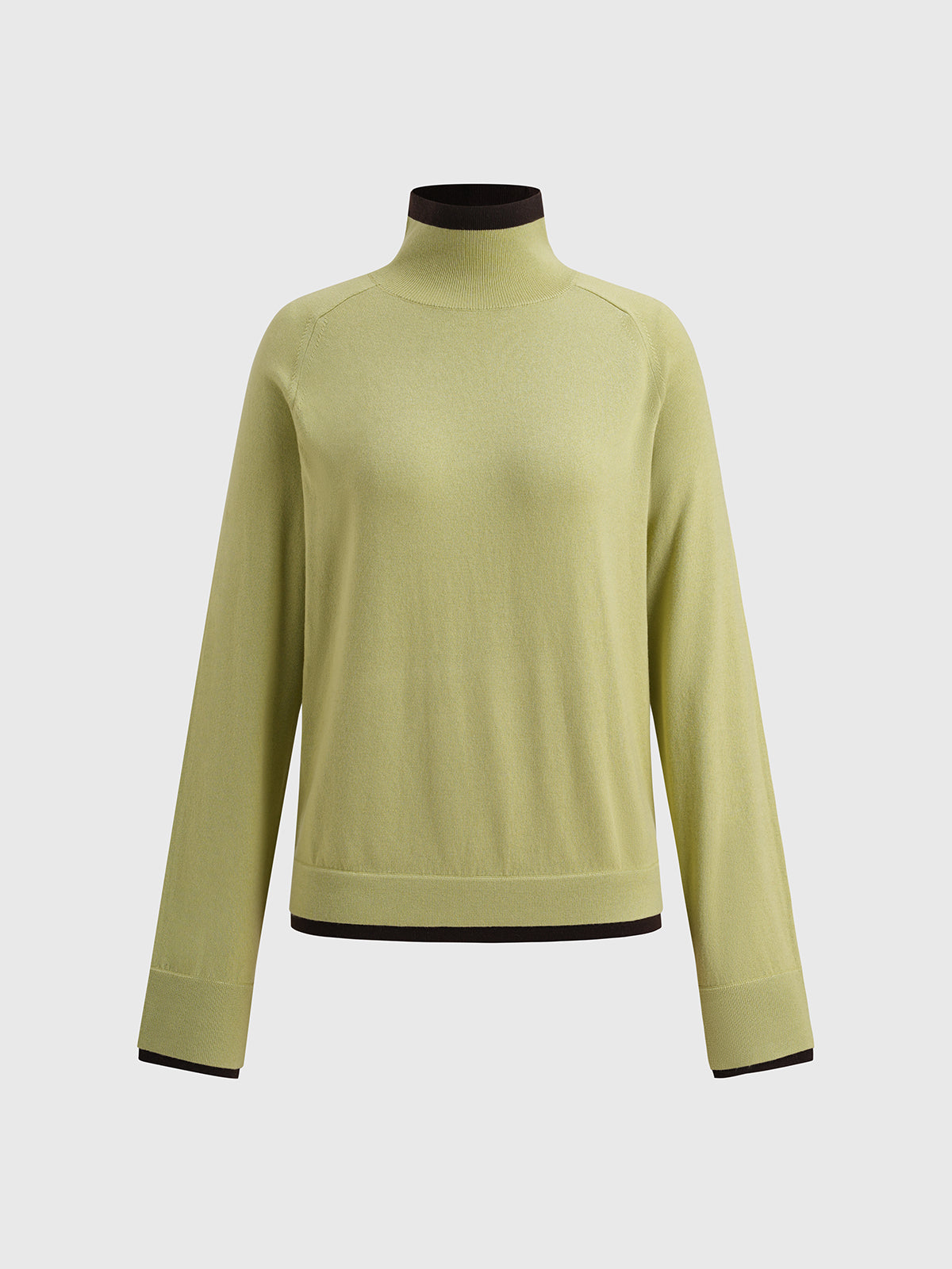 Quiet Bloom Knit Top – Pistachio Green