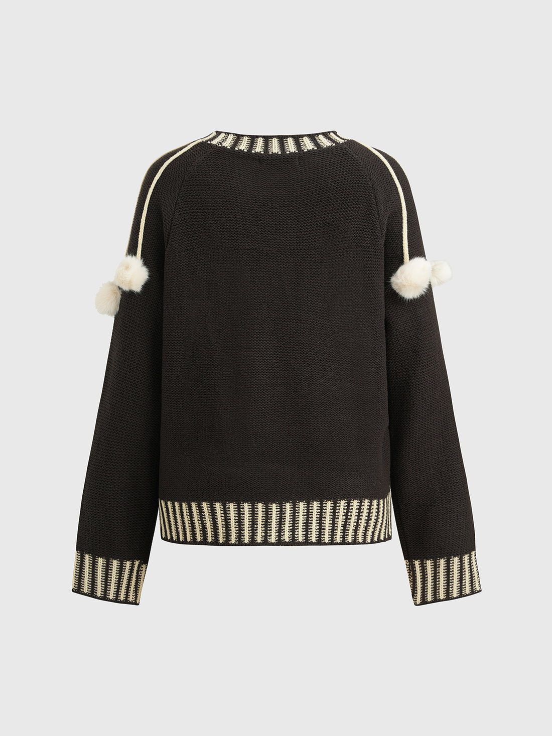 After Snowfall Knit Sweater – Deep Cocoa
