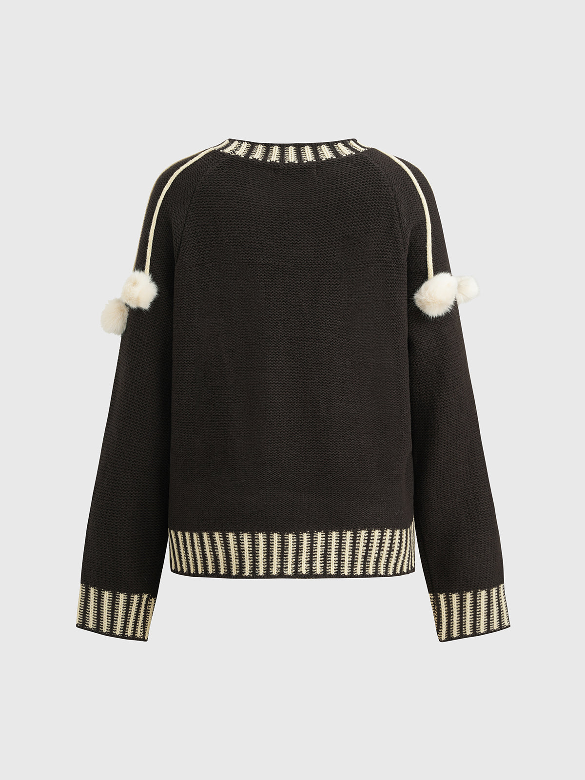 After Snowfall Knit Sweater – Deep Cocoa