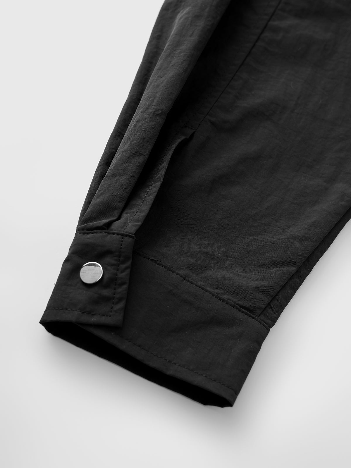 Night Forecast Windbreaker Jacket – Jet Black