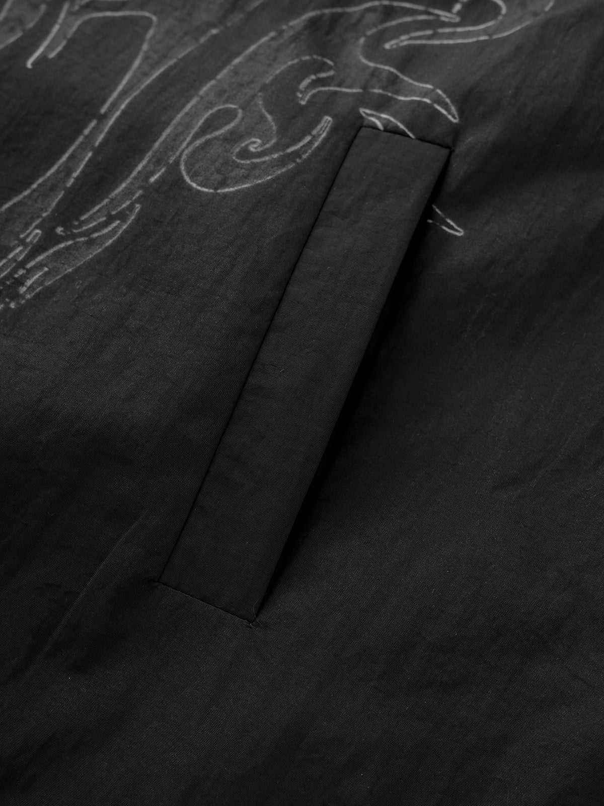 Night Forecast Windbreaker Jacket – Jet Black