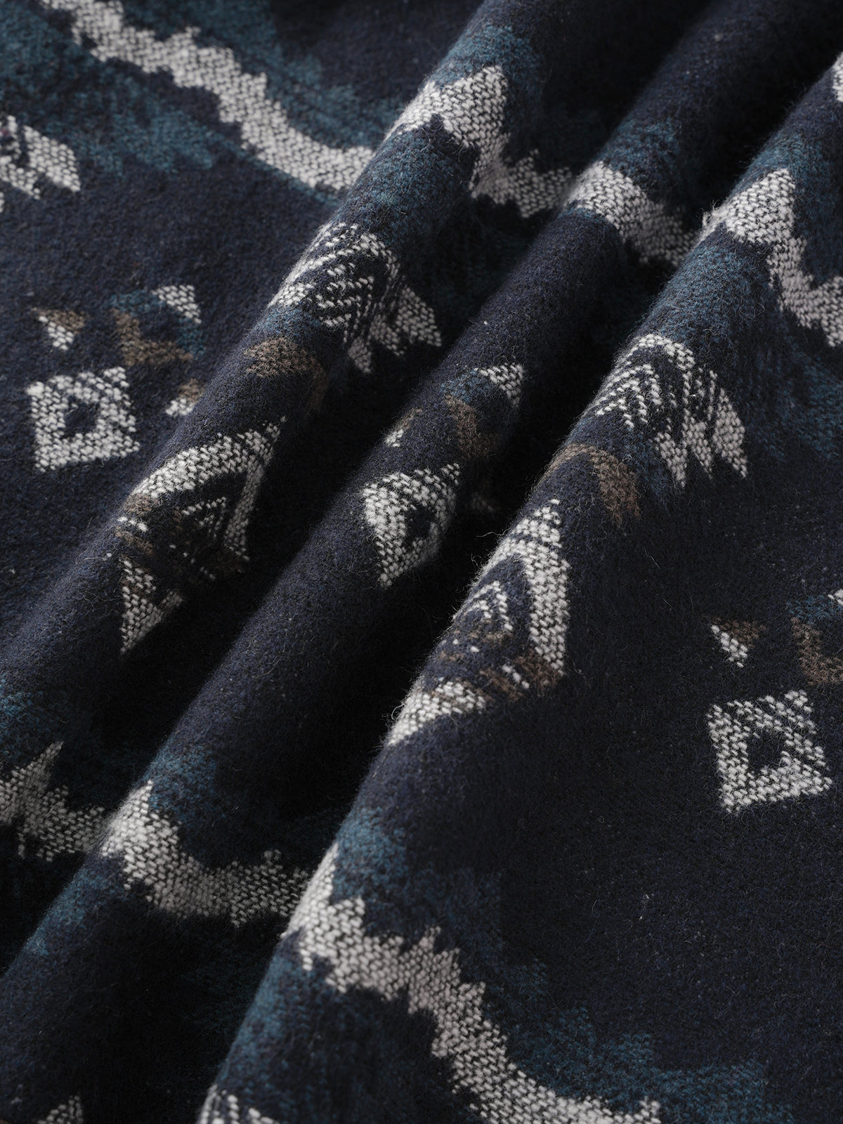 Dorm Radio Vest Cardigan – Navy Ivory